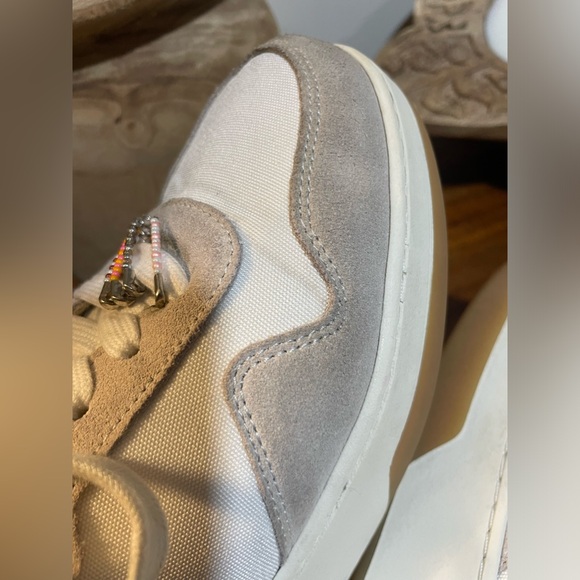 LOEFFLER RANDALL KEIRA LOW TOP SNEAKER INCEMENT/MOCHA LEOPARD EUC size 7 - Picture 13 of 13